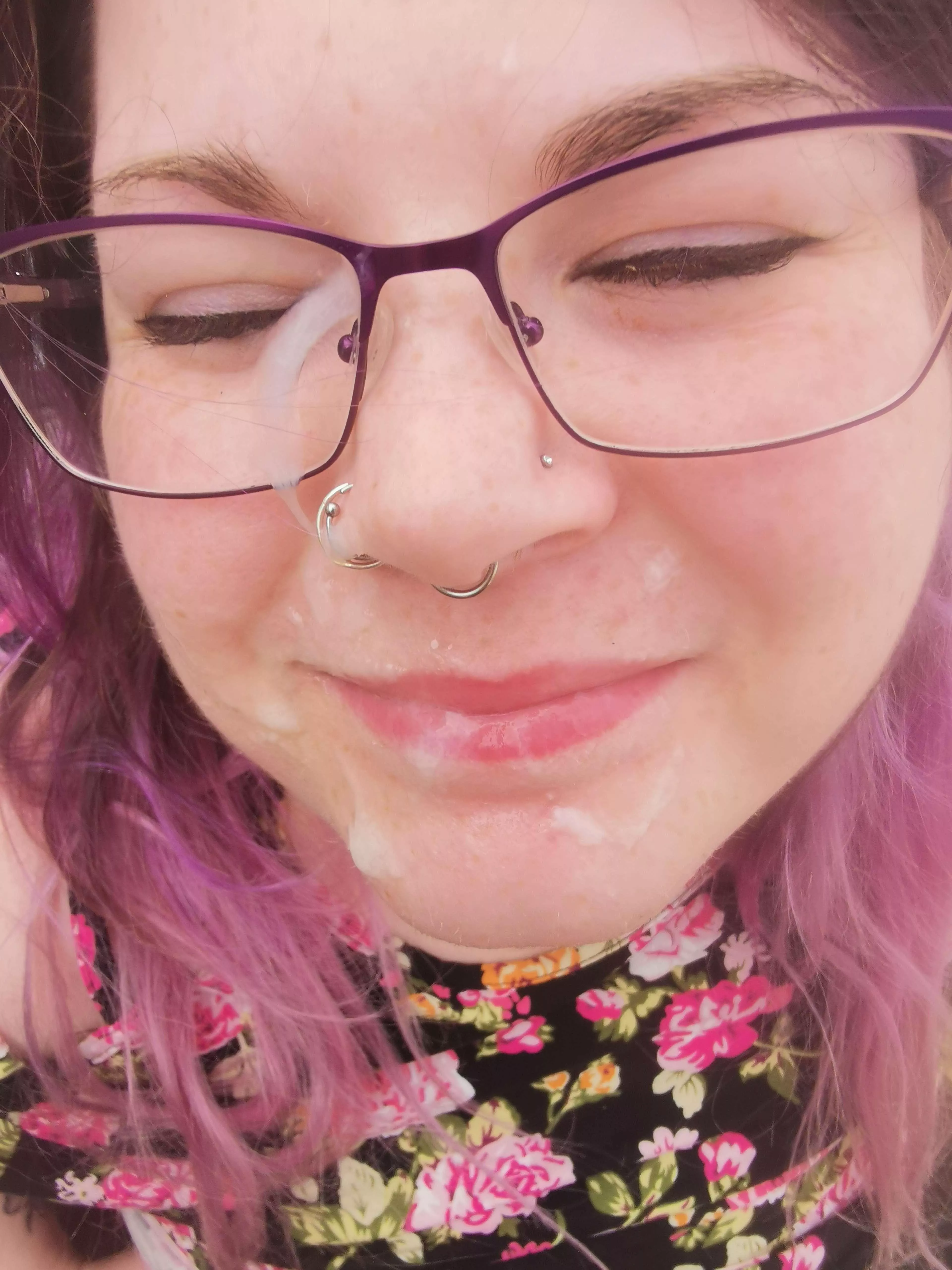 On my glasses and in my hair posted by cinanom_bunz