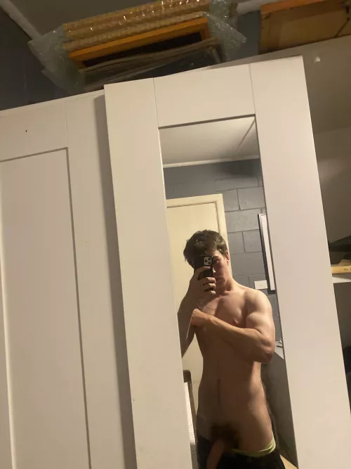 Quick flex... would you rather see it hard? by throwaway110374647