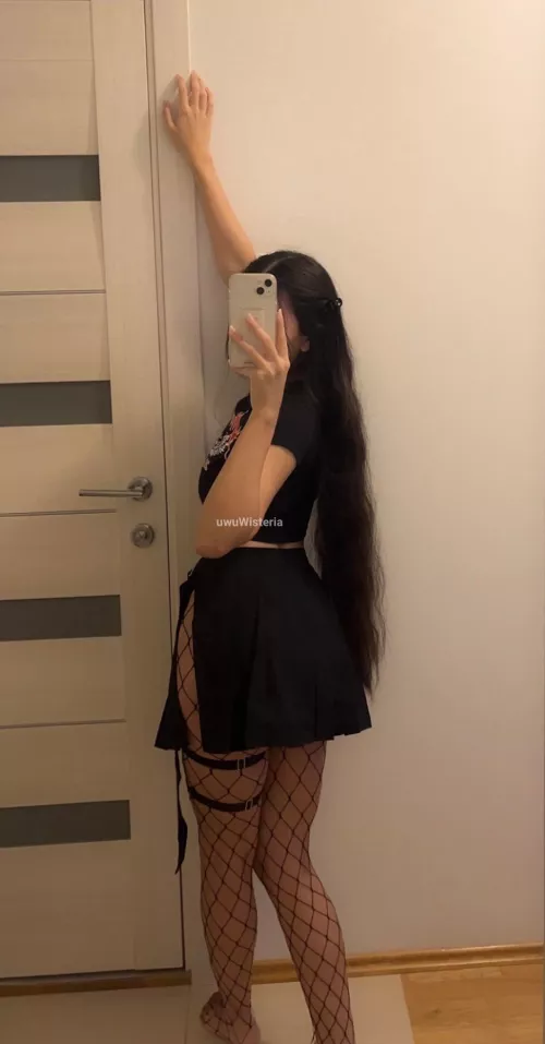 side split skirt 🖤 by uwuWisteria