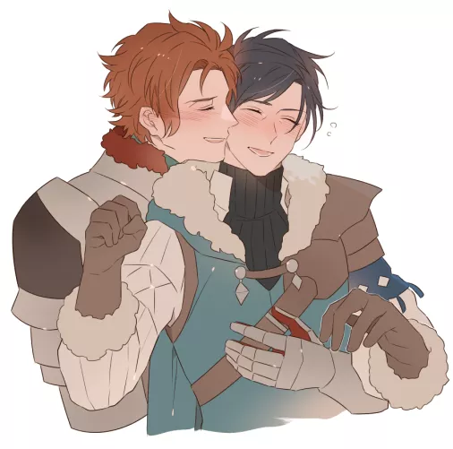 Sylvain and Felix being cute [FE: Three Houses] by oh_bollocks_