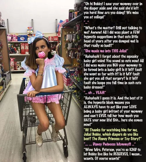 Thank you Julia for turning me into this.... 💖🩷👗 by morelessw