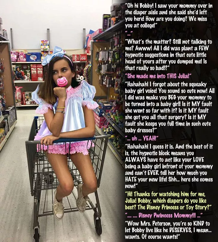 Thank you Julia for turning me into this.... 💖🩷👗 posted by morelessw