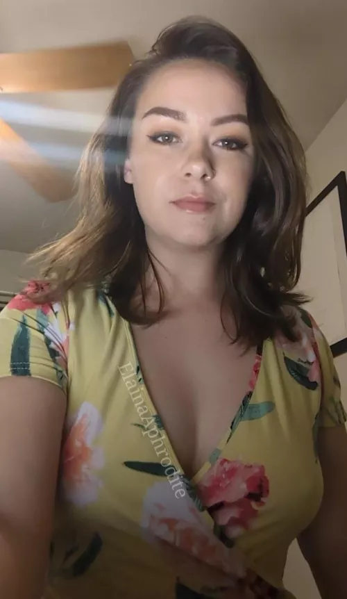 This dress is just snug enough to create a little cleavage by elainaaphrodite