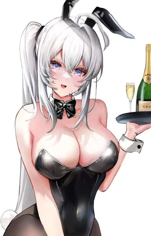 Waitress Bunny by CheetahSperm18