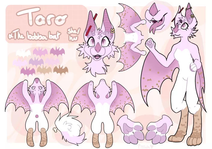 Wanted to share my new fursona here to! Artist is @piii.nk on instagram by GlassInternational62