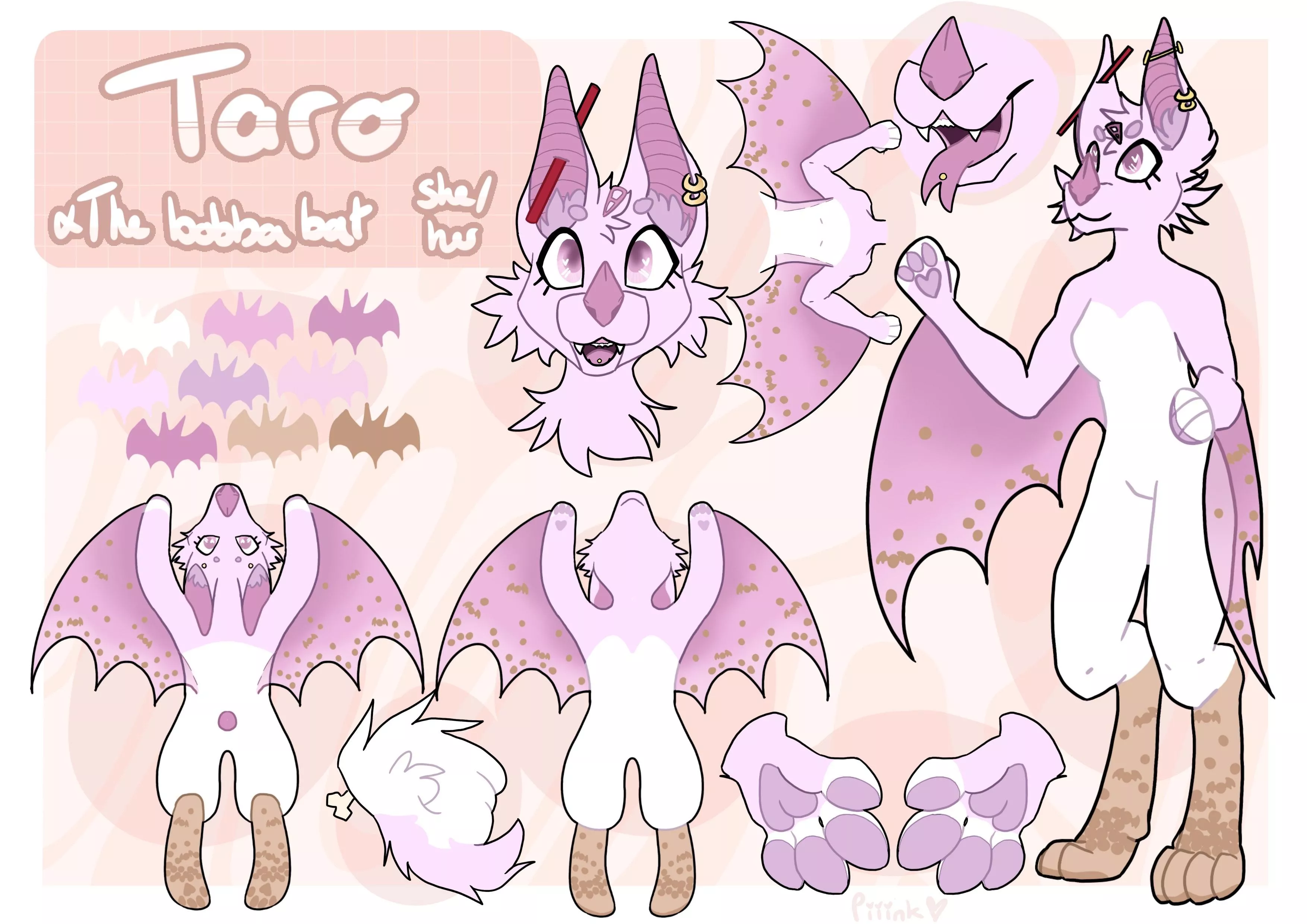 Wanted to share my new fursona here to! Artist is @piii.nk on instagram posted by GlassInternational62