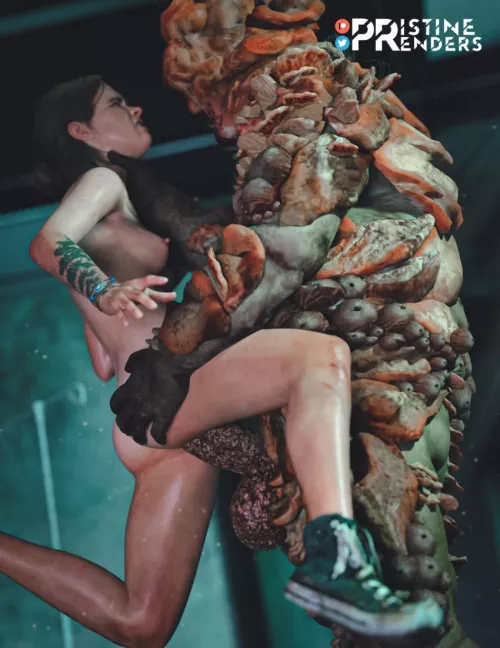 What happens when a bloater charges Ellie (pristinerenders) by JohnMarst75