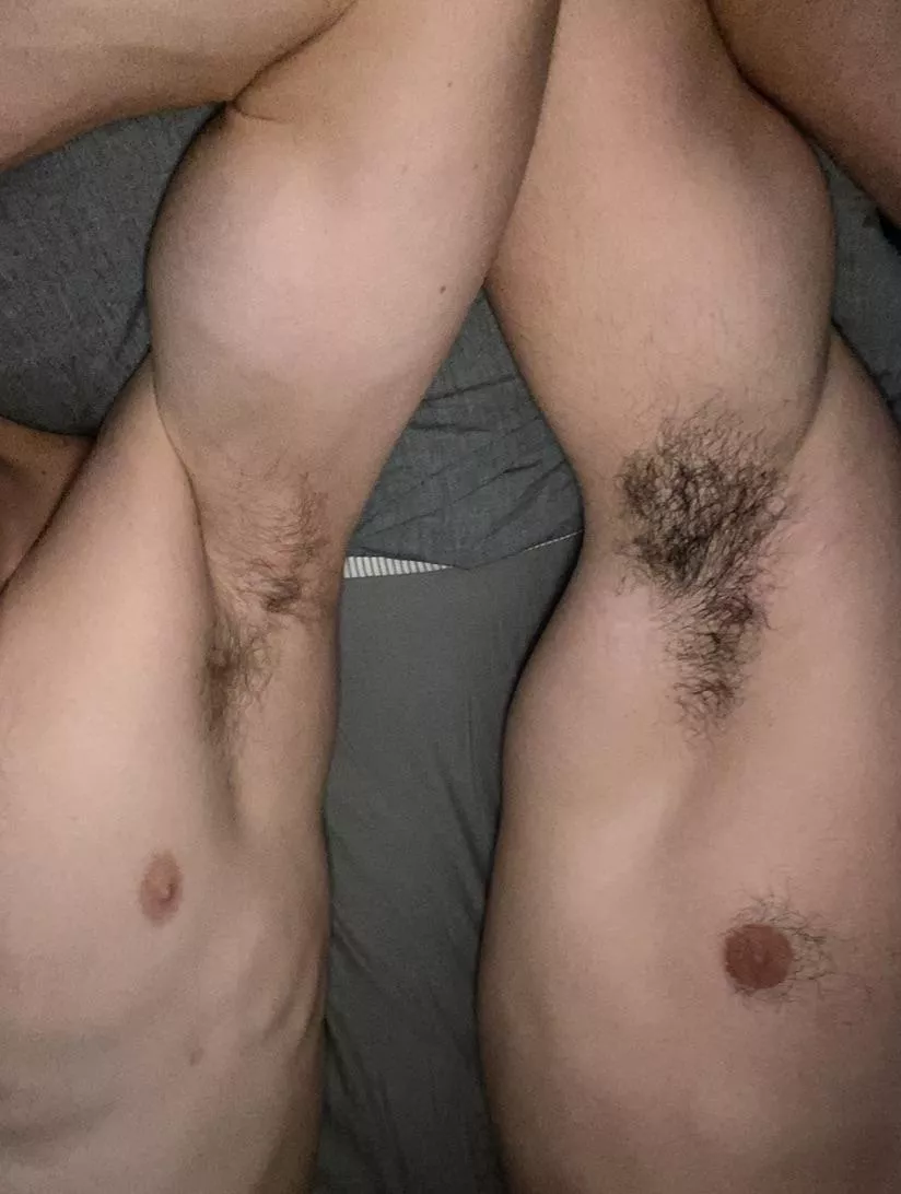 Who’s gonna lick our pits? posted by Cumfilledboyfriends