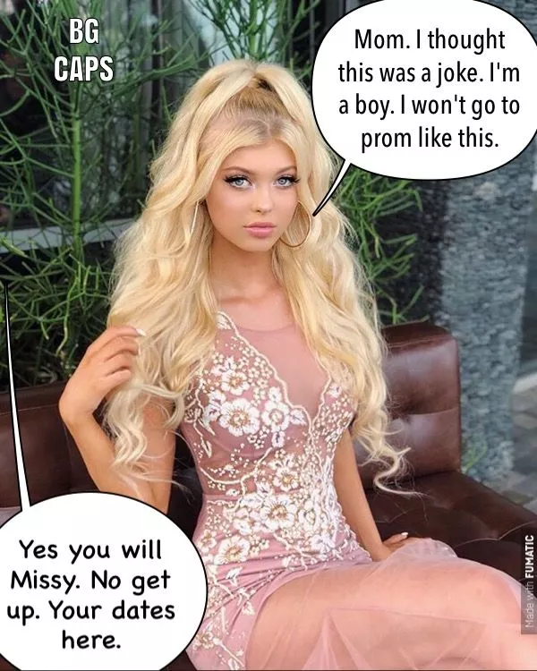 You go to the prom like this!! 👠💄💝 posted by morelessw