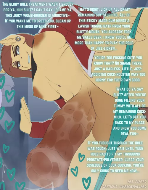 A visit from the stall over~ [Futanari] [POV] [Gloryhole] [MLP] by MarcieMallard