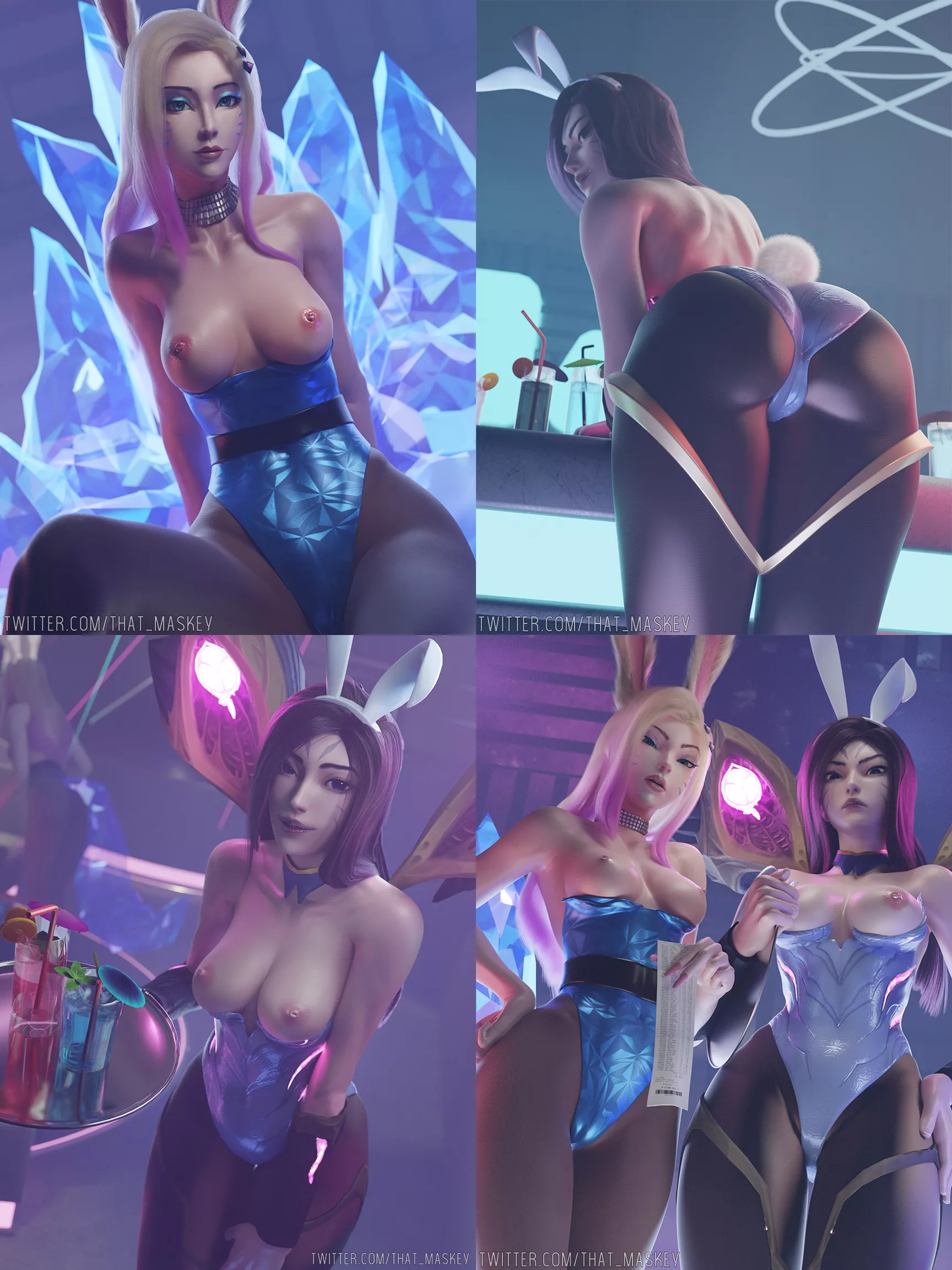 Ahri & Kai'sa part 2 (Maskey) posted by torikochi