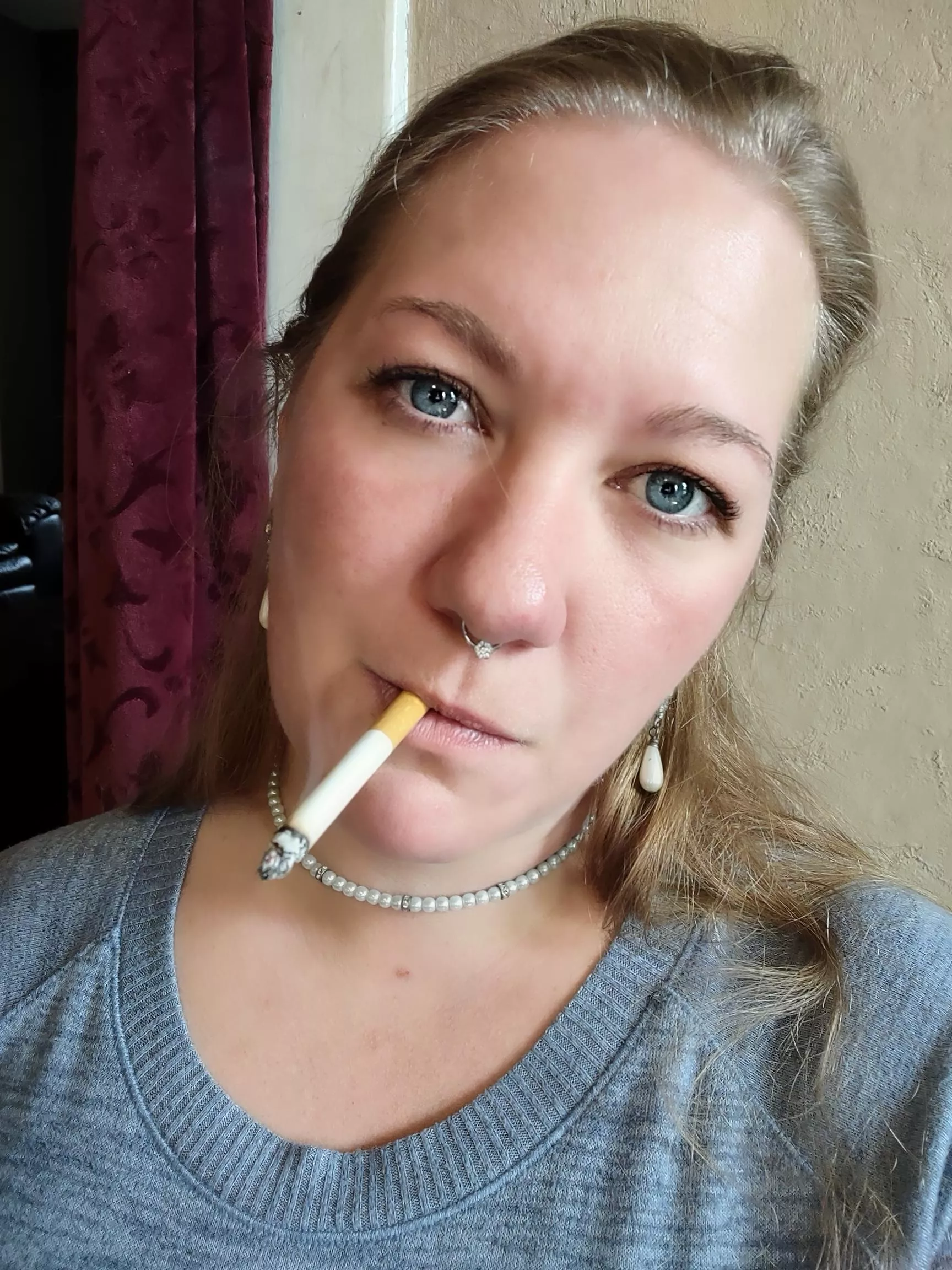 An Easter Sunday smoke break 🐇 posted by BluEyedMissfit