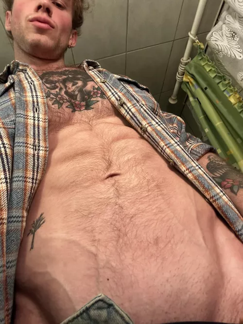 Flannel shirt really matches my V by haael12