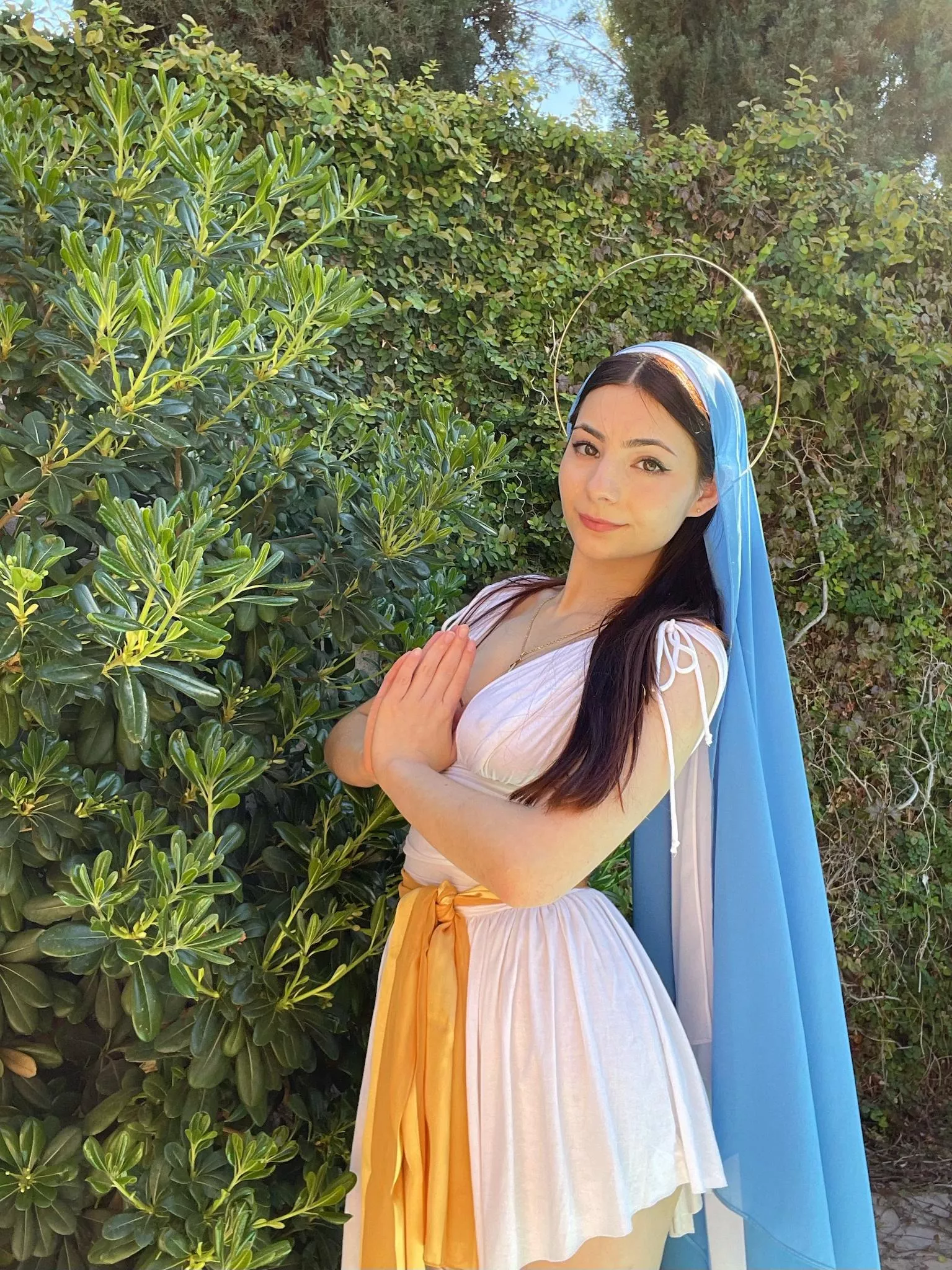 I dressed up as Mary (f)or Easter! posted by LoverLaci