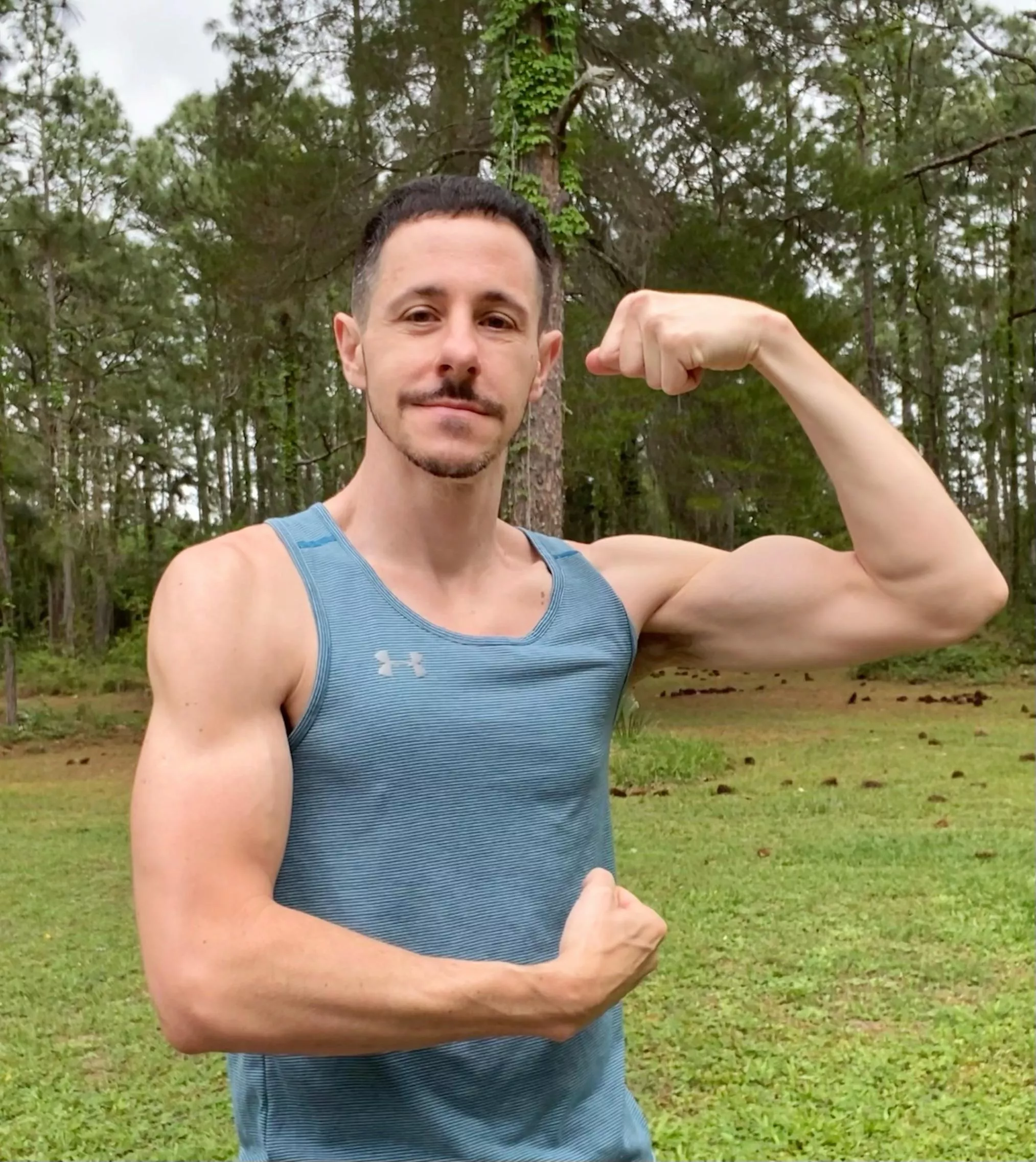 It took a lot of work but I’m finally comfortable wearing a tank. posted by rhh1977