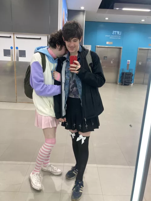 Me and my shy boyfriend in primemark by spam_divisions