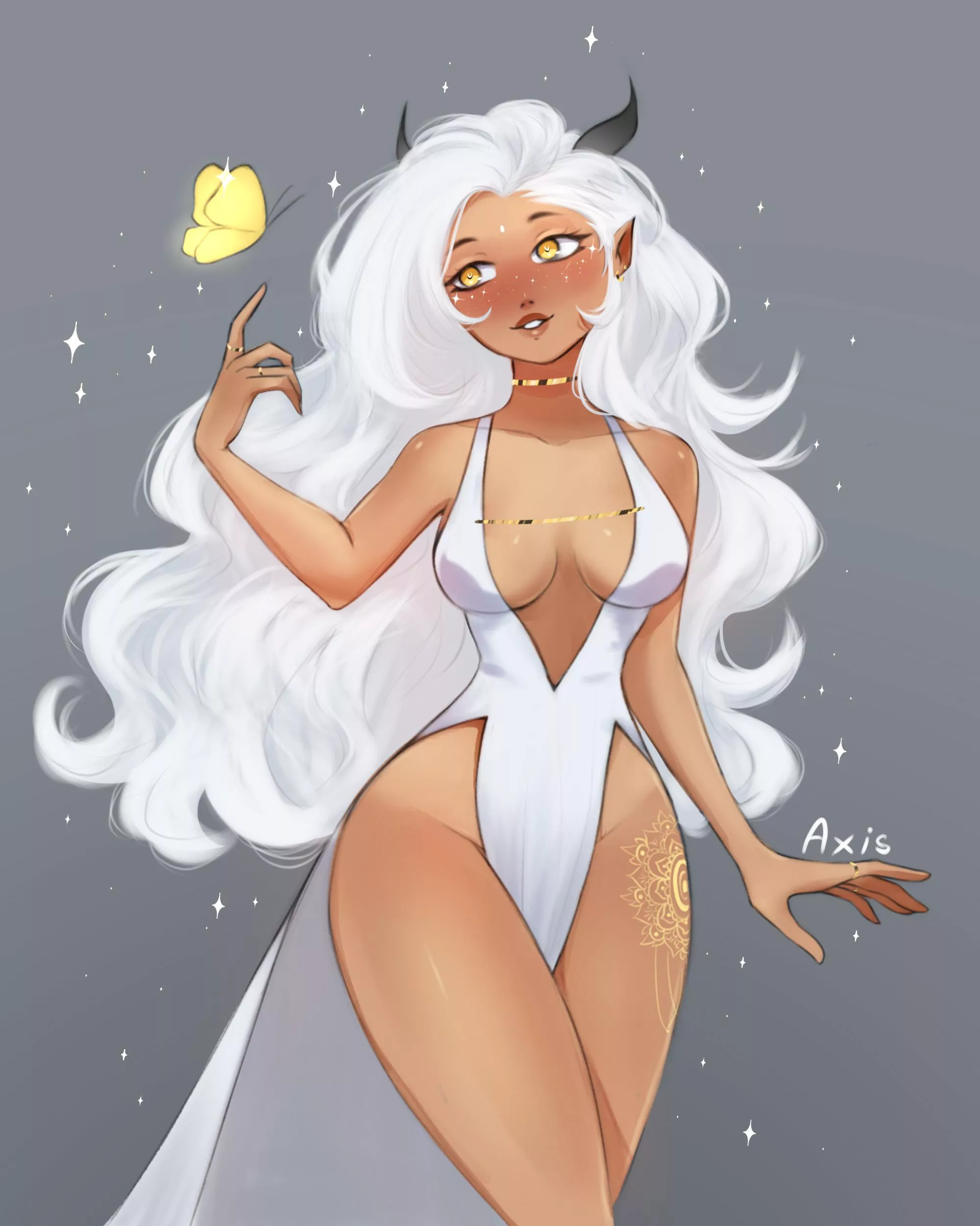 [OC] Madyaxx’s OC in my style posted by AxisWilliams