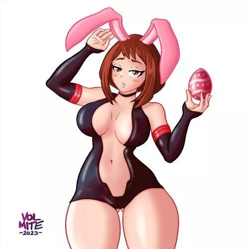 Ochako - Easter Bunny (Volmite) by Volmite