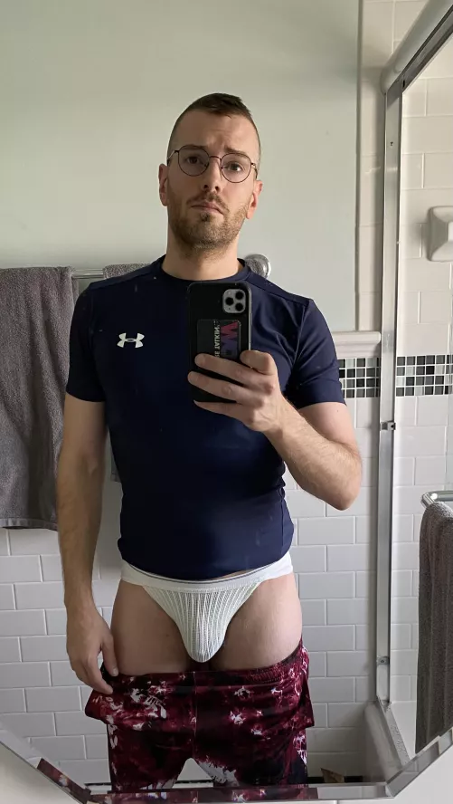 Post gym jock 😁 by FirstOnTheMoon90