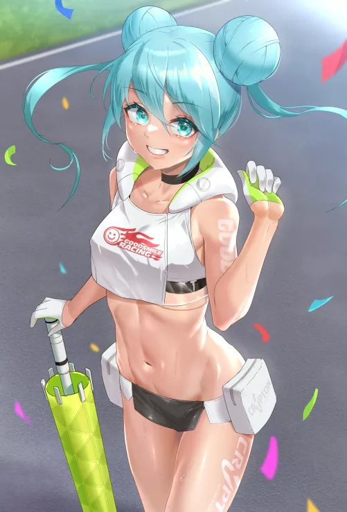 Racing Miku [Vocaloid] by deleuzeanal
