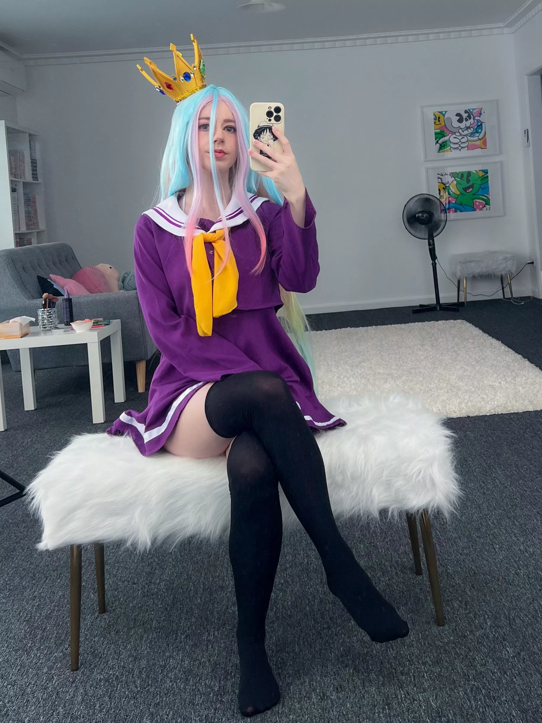 Shiro (no game no life) by ellieraelol posted by Jeremy55566