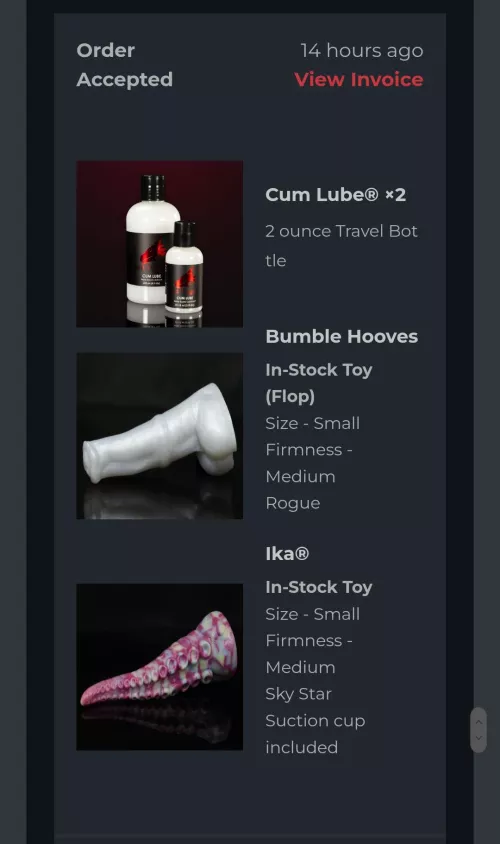 Thanks for the help yesterday! After looking, I choose these to lovely toys. by quirky_sub