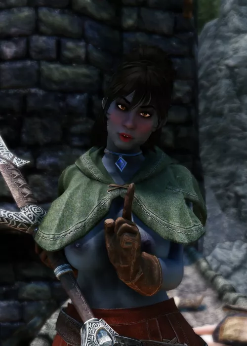 This Sword Is A Little Bigger Than She Can Handle by itsrustyhippo77