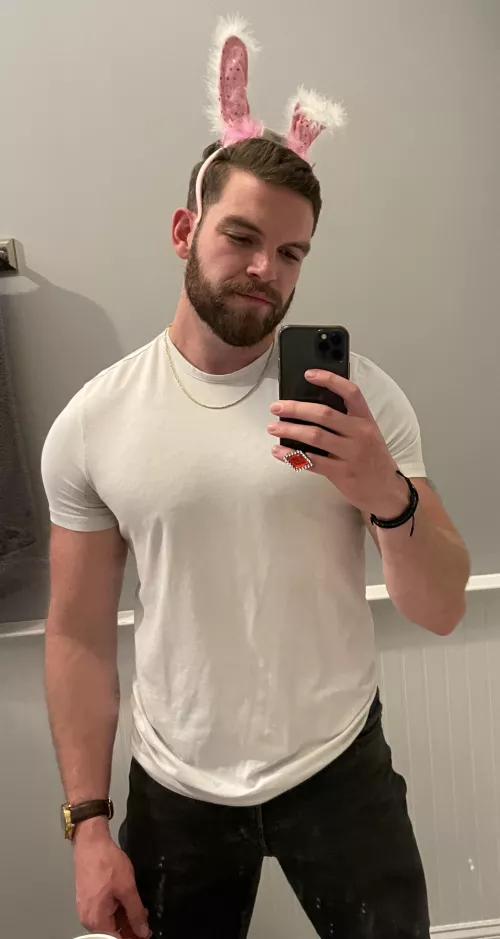 Threw some ears on to make the brunch outfit festive by jcsports