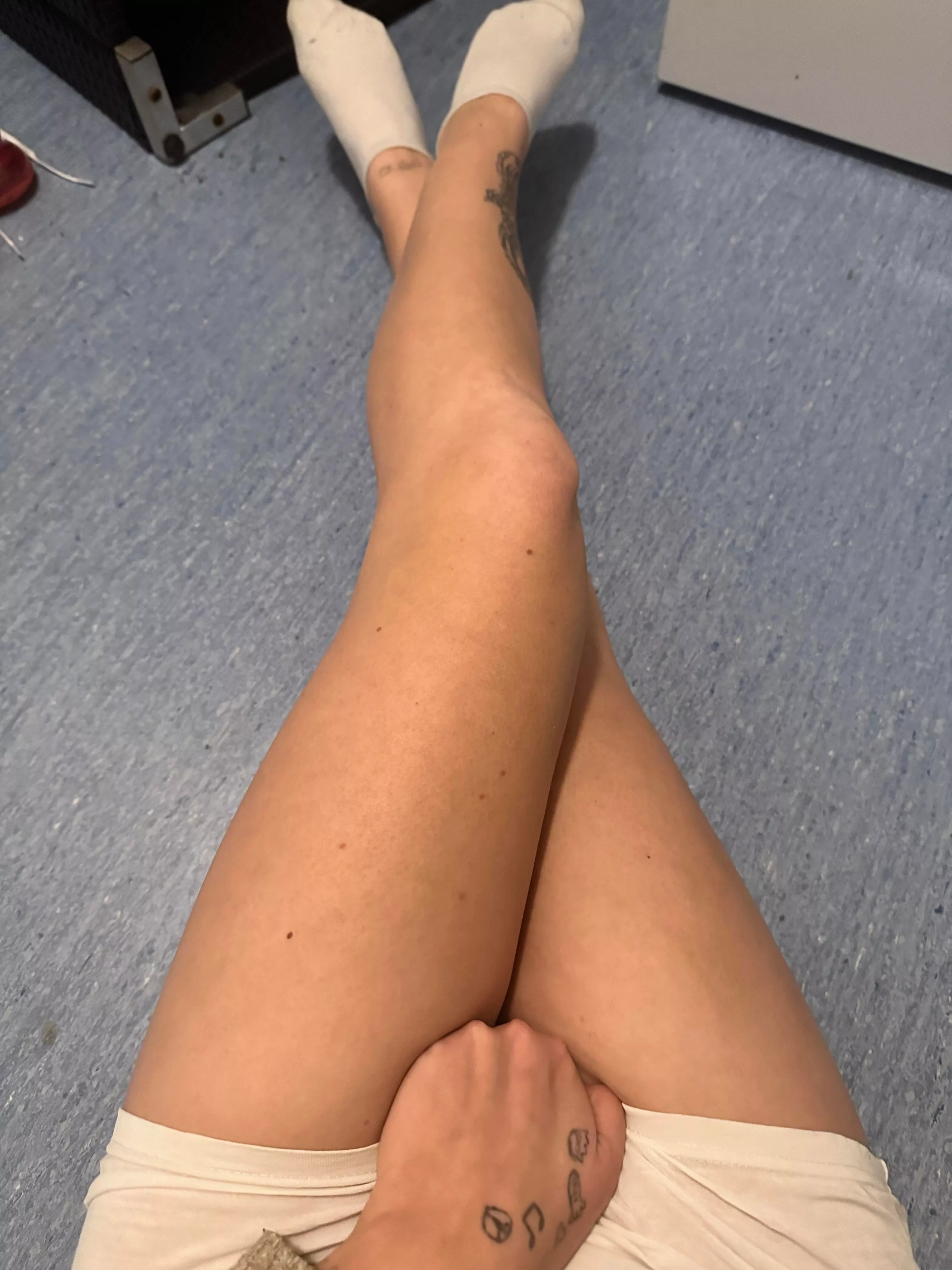 White Mini Skirt posted by Whiskey-Lake