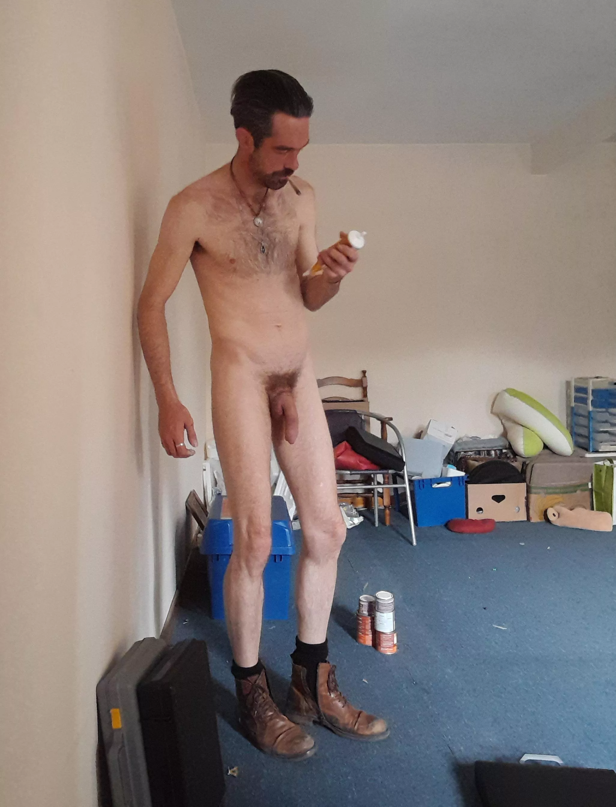 Workman resting . Link in bio posted by TheMoonyDandy