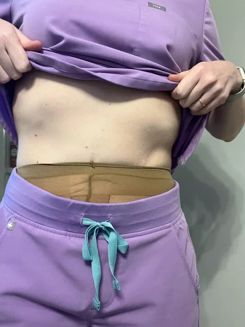 Back to work in my pantyhose by Judyinhose