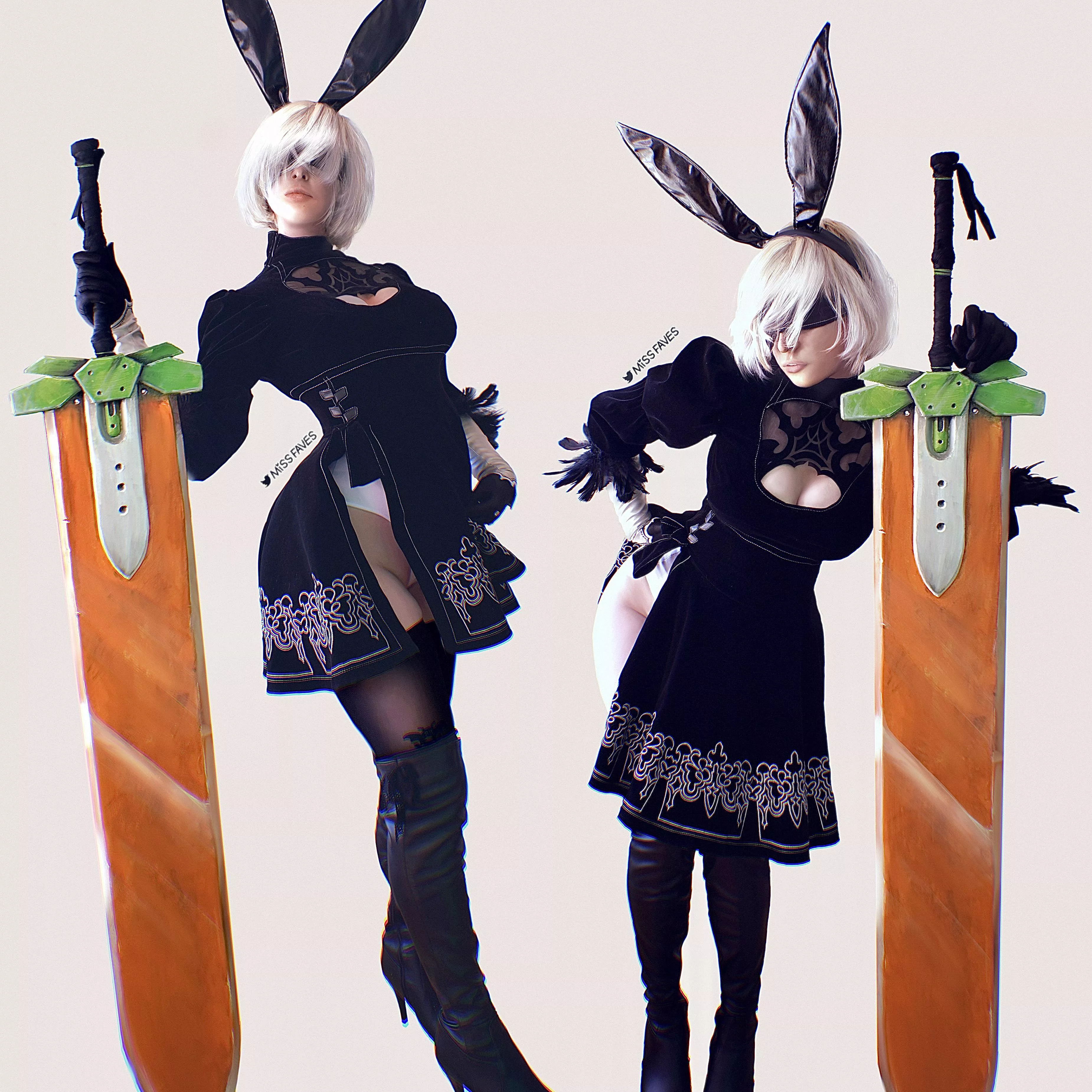 Battle Bunny 2B by me! posted by MissFaves