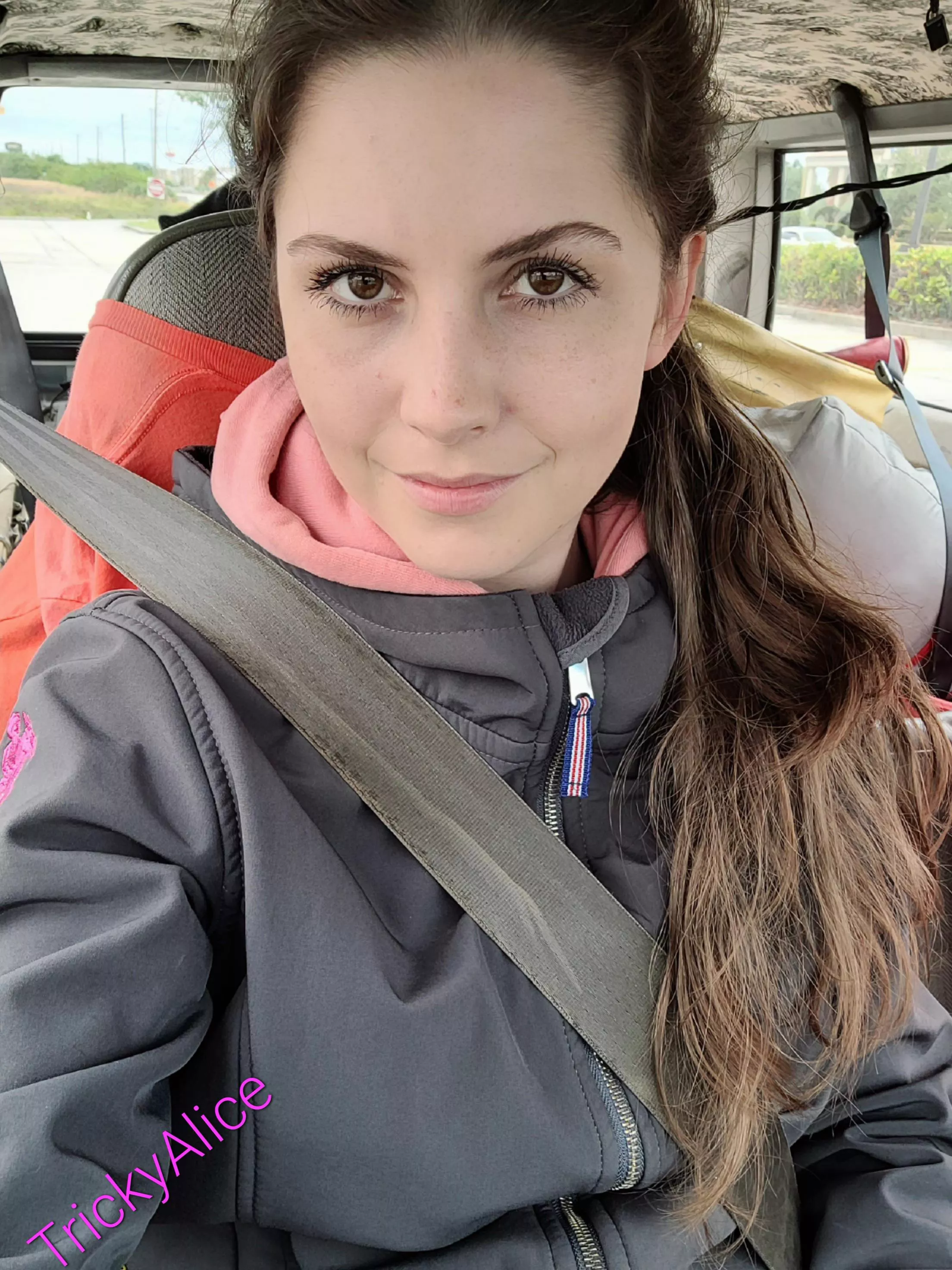 Being a co-driver princess today 🥰💖👑 posted by trickyalice