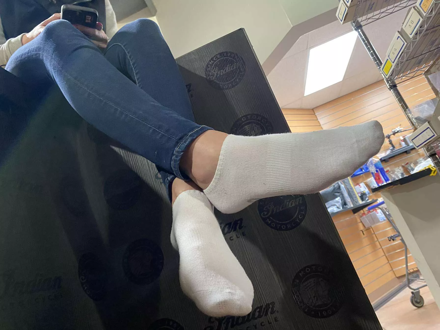 Can’t get in trouble if your boss is behind the camera, right? posted by toesontwowheels