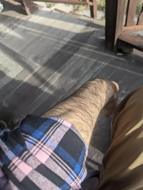 Come sit for a spell, let's enjoy the weather together! by this_isntmy_bestwork