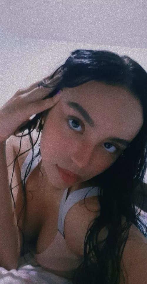 feeling seductive on wearing my new sports bra :) by Mia_Latina