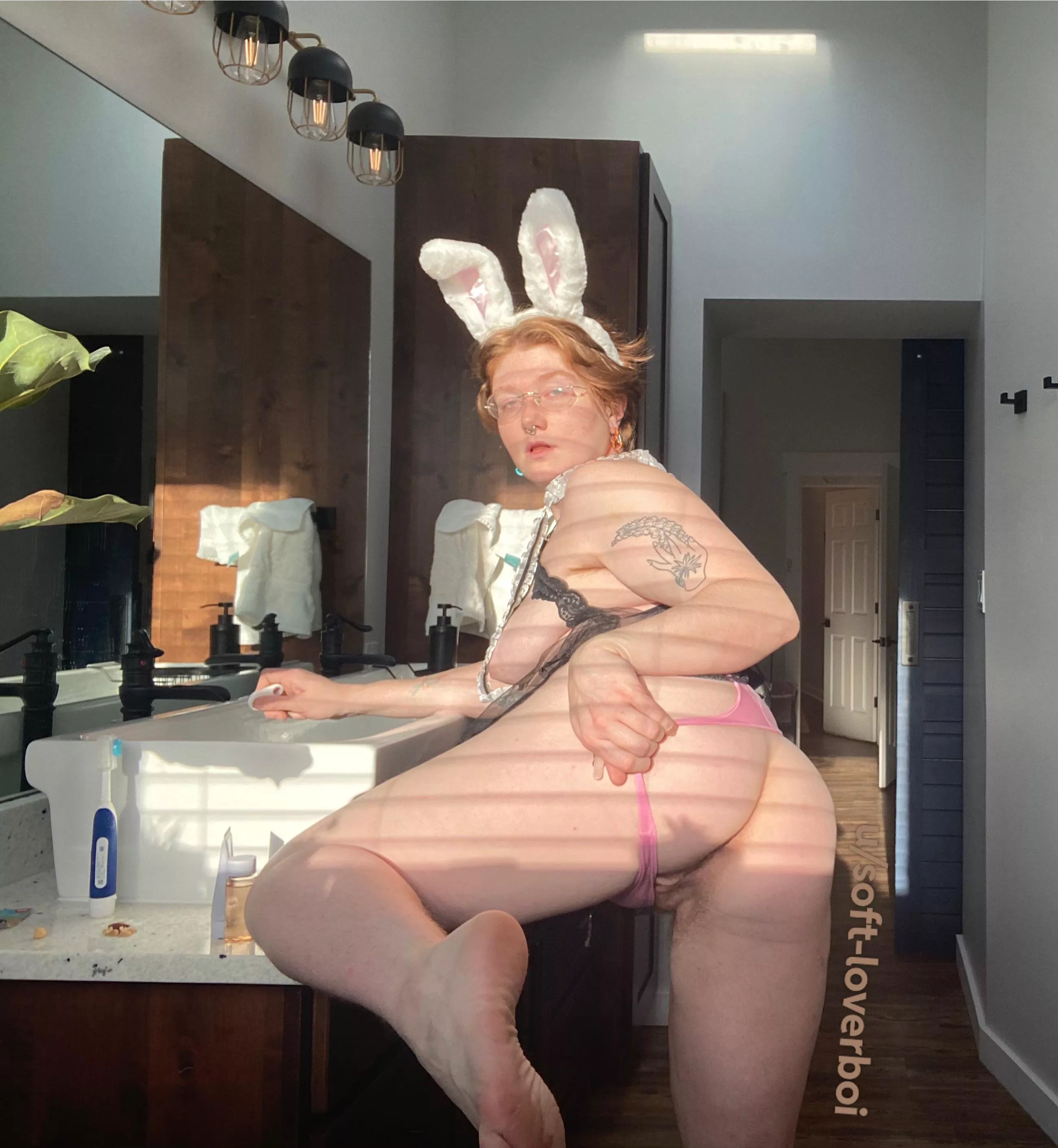 Hoppy Easter! Do you have a nice big carrot for this bunny? posted by soft-loverboi