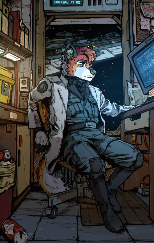 Late shift, sunless sky. (Art by DWC Marshal Arts, commission for Dr. Huxley) by DWCMarshalArts