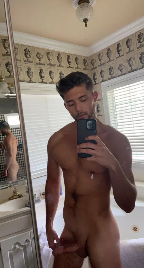 Love this nude I took in my hotwife friend’s bathroom by 2000Jamie