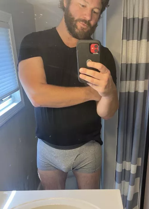 My soft cock outline by Curious_Art_9809