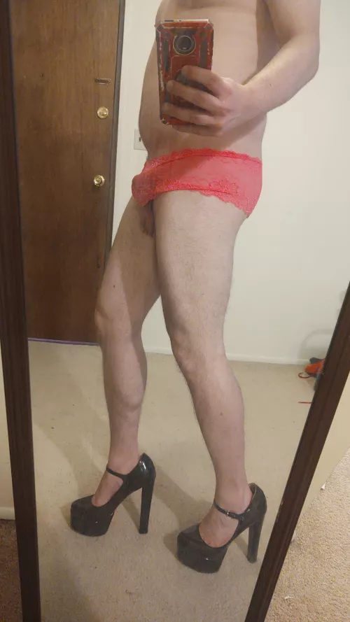 No stockings today. by Slutforgirlysissies