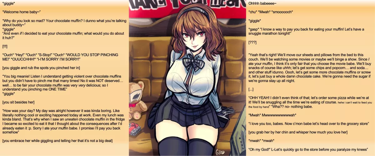 Planning for the weekend! [Wholesome] [cheeky] [playful] [loving] [no sex] by Maods