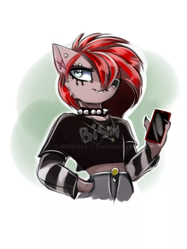 Red Wolf BisH[sketch], Artist: Me posted by TaiWeiArt