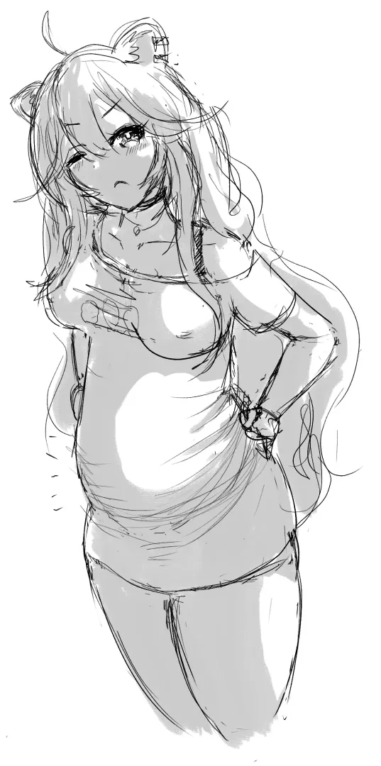 She can't hide it anymore posted by Iron_Dizzy