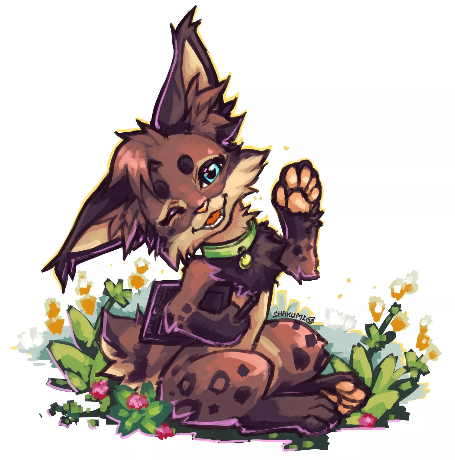 Sweet lynx ^w^ (art by me) posted by Shakumi_Umi