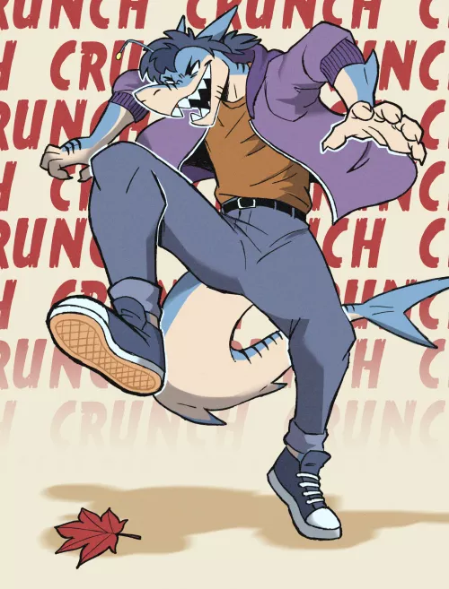 The tree in front of my house is starting to turn orange so I cant wait to stomp on each and every leaf soon >:3 (art by me) by Lux_The_Moth