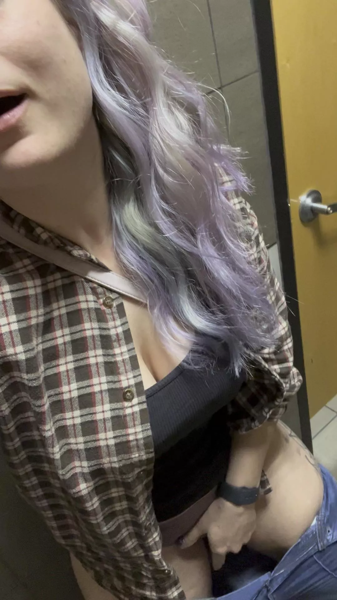 Trying to be as quiet as possible so no one hears me. 🤫 posted by LexxiLee21