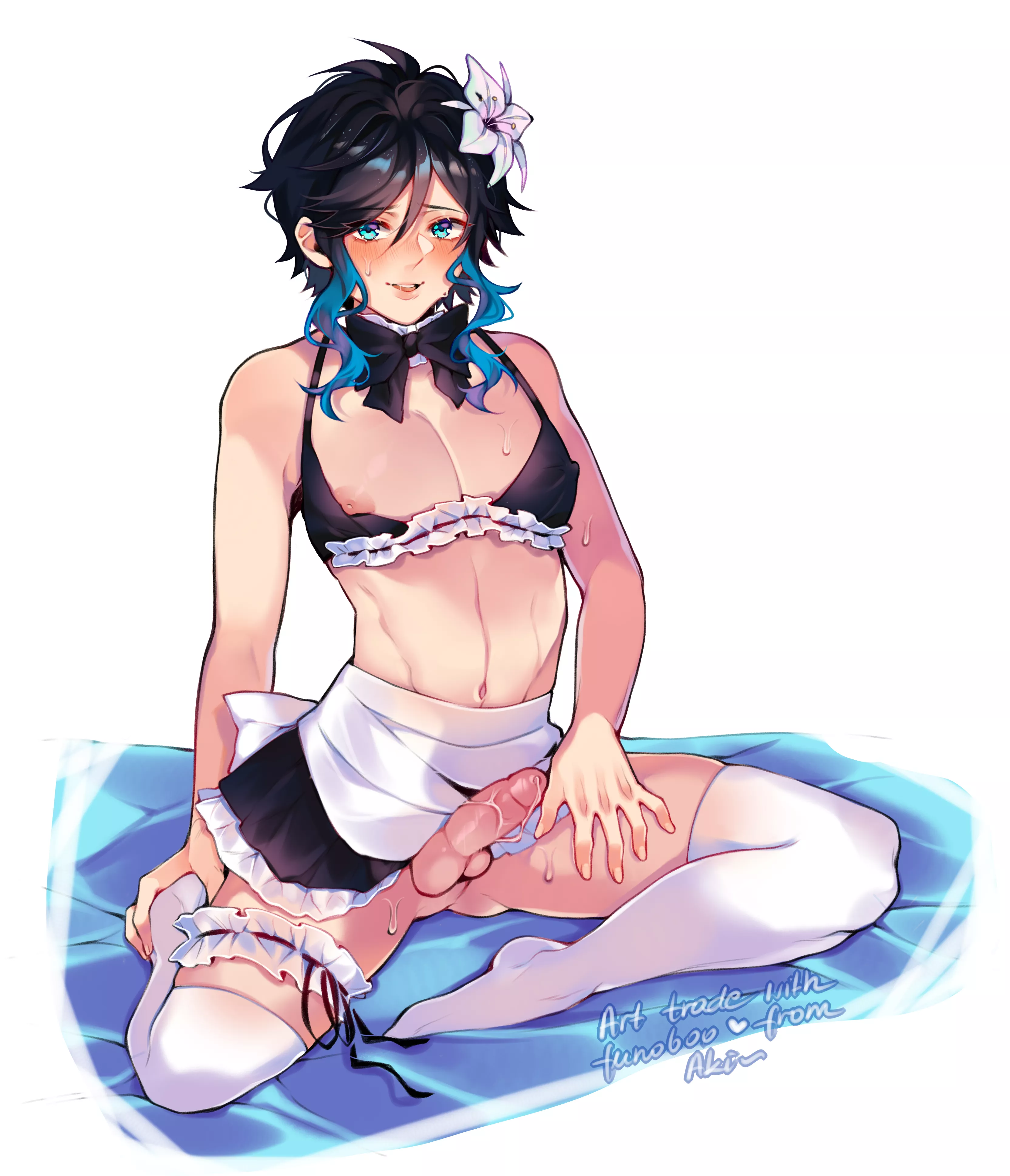 Venti Blushing Maid (Akacchi) [Genshin Impact] posted by sequence_string