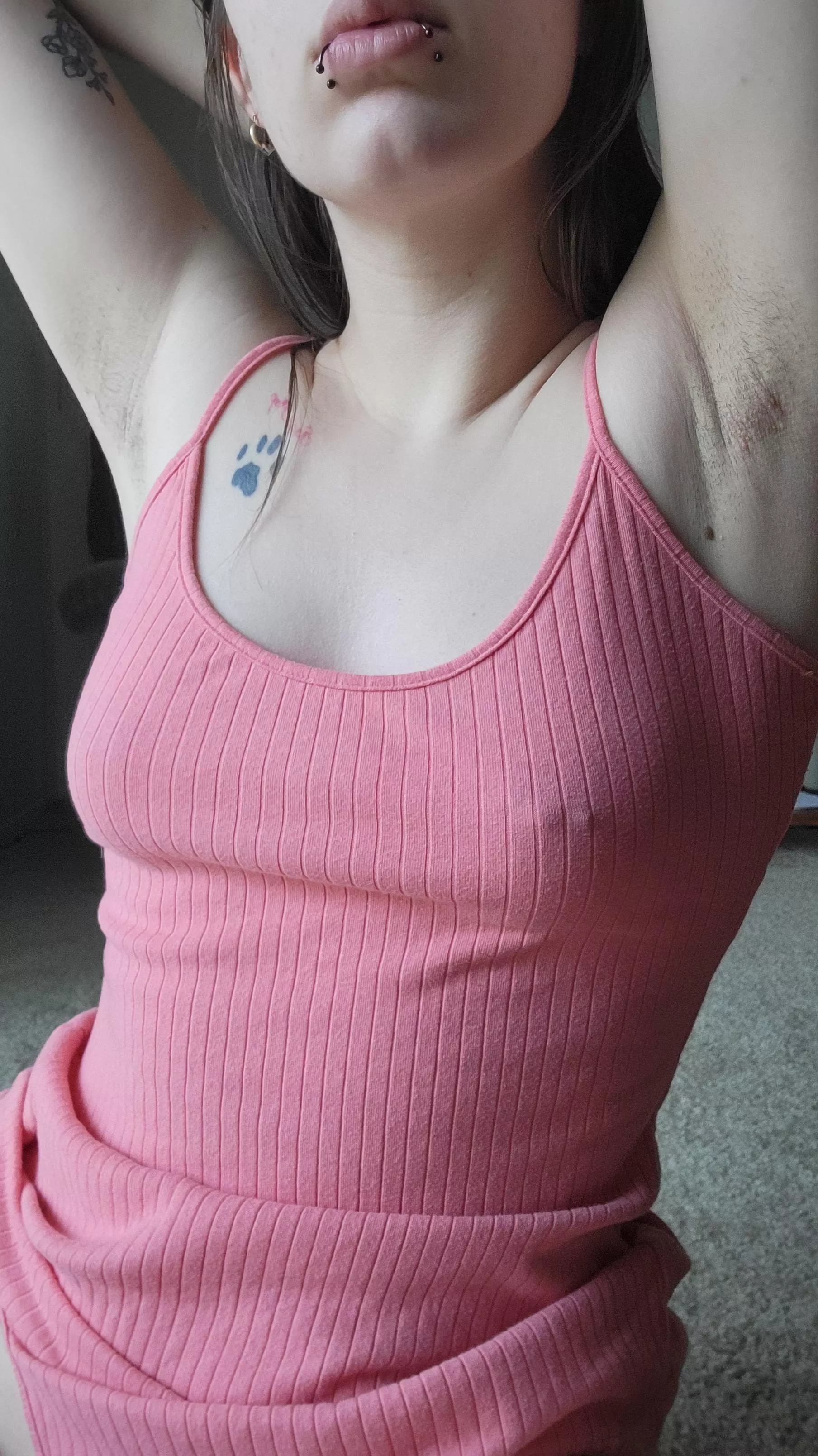 1 week of growth, barely there stubble posted by Luciferbutfemale