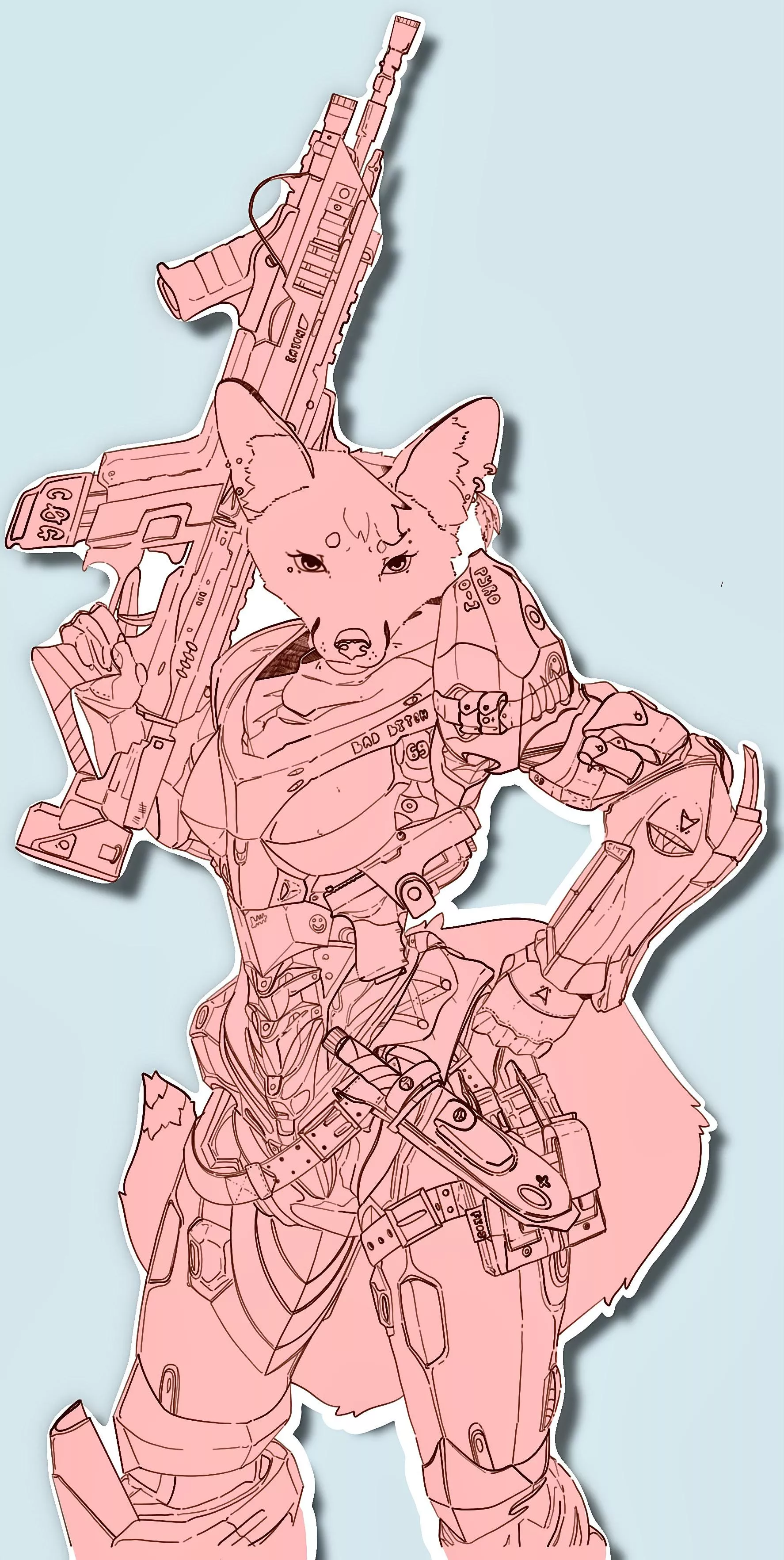 A suit of Armor I designed for my wife! ( art by me ) posted by Classic-Entrance-477